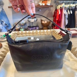 Vintage Coach Back Leather Mini Baguette Y2K Bag